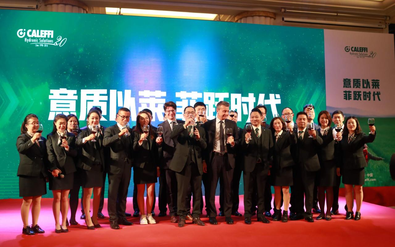 Caleffi Cina compie 20 anni 