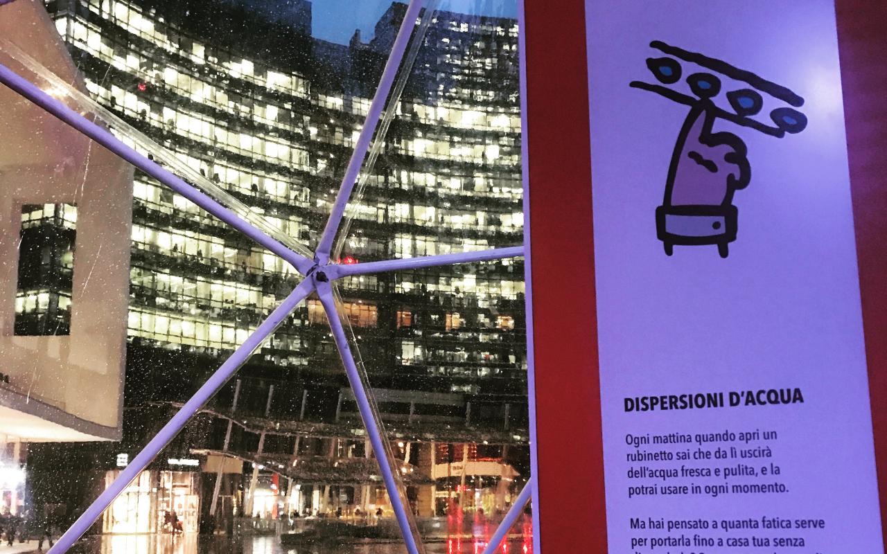 Caleffi con MCE in Città, Piazza Gae Aulenti Milano