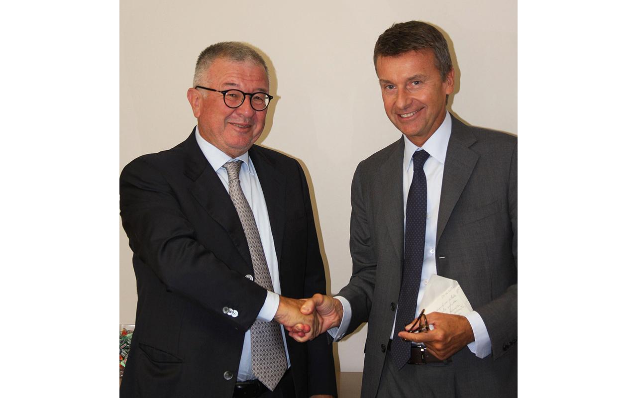 Alberto Cristina e Marco Caleffi all'acquisizione
