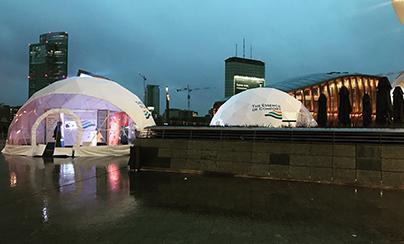 Caleffi con MCE in Città, Piazza Gae Aulenti Milano